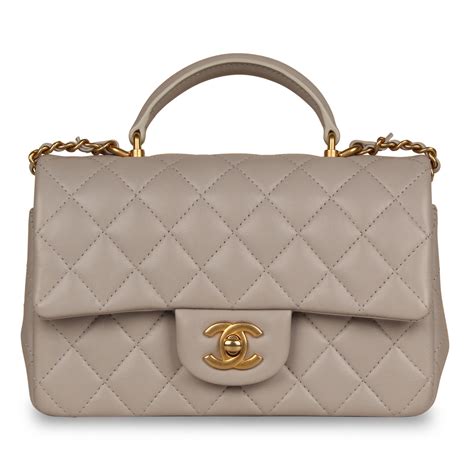 chanel lambskin mini flap bag price|chanel mini flap bag with top handle.